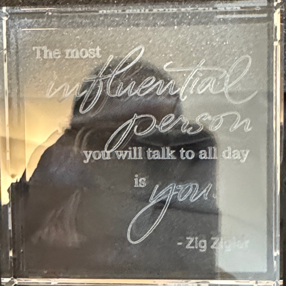 Inspirational Glass Block Decor